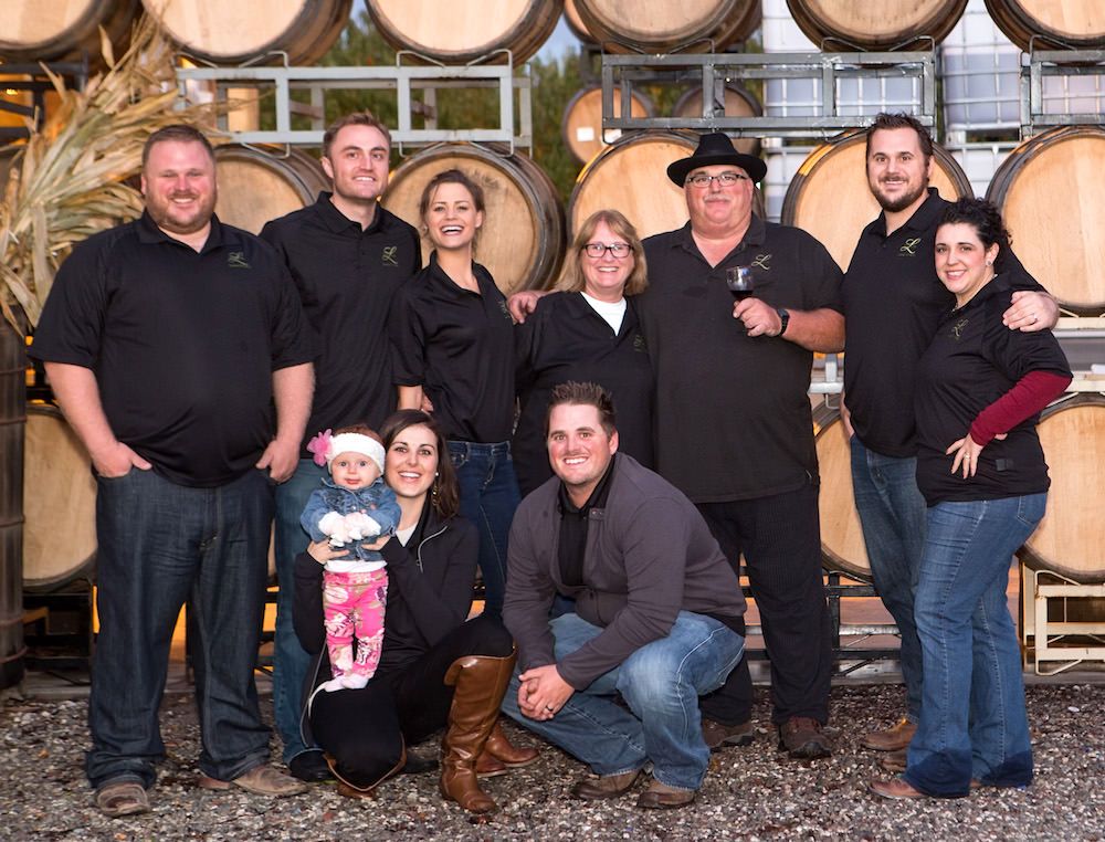 Lucchesi Family at Lucca Winery in Ripon, California